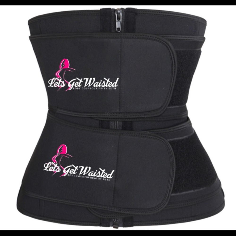 Double belt waist trainer